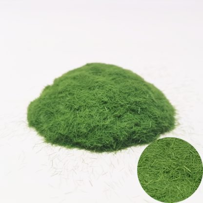 3mm Forest Green Nylon Flock Fibers