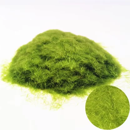3mm Nylon Flock Fibers - Lime Green