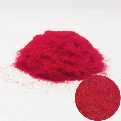 3mm Vibrant Red Nylon Flock Fibers